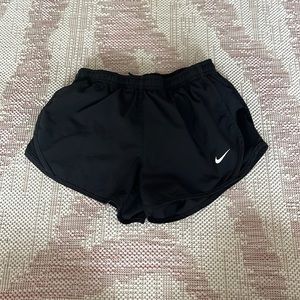 Girls black nike shorts